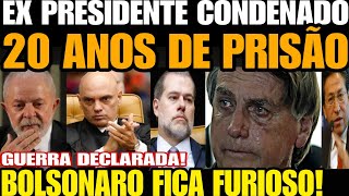 Bomba EX PRESIDENTE CONDENADO A 20 ANOS DE PRISÃO JAIR BOLSONARO FICA FURIOSO COM PREFEITO D SANT [upl. by Farr]