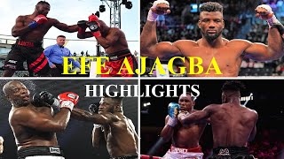 Efe Ajagba Heavyweight Prospect  Knockouts amp Highlights [upl. by Eenehs63]