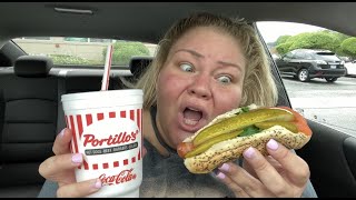 Portillos Mukbang Trailer Trash Tammy [upl. by Rothschild954]