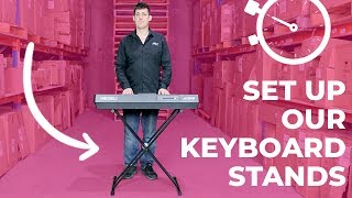 QUICK DEMO  How to Set Up Our Keyboard Stands [upl. by Bogey289]