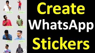 WhatsApp stickers Download arrange amp Create custom made WhatsApp stickers [upl. by Loutitia]