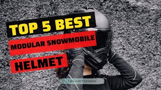 Top 5 Best Modular Snowmobile Helmets Review of 2023 l Modular Snowmobile Helmets Price on Amazon [upl. by Yliah]