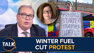 “A Lot Of Pensioners Are Missing Out” Campaigners Protest Against Winter Fuel Cut Outside Parliament [upl. by Tran]