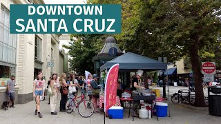 4K DOWNTOWN SANTA CRUZ CALIFORNIA USA [upl. by Bo]