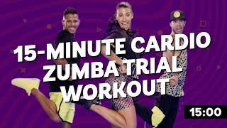 15Minute Cardio Zumba Trial Workout [upl. by Namrak]