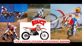 1991 Honda CR500R Motocross Review [upl. by Yasu891]