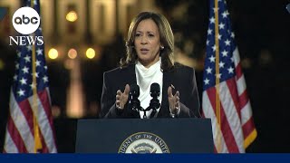 FULL SPEECH Kamala Harris at the Ellipse in Washington DC [upl. by Ahaelam306]