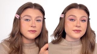 HOW TO APPLY PINK EYESHADOW WITH THE NEW PINK LOVE EYESHADOW PALETTE [upl. by Latricia]