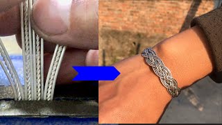 From Plain to Beautiful Making a Wire Twisted Jewelry Piece [upl. by Eineeuq852]