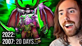 How ILLIDAN Fell in 2 HOURS in Classic TBC  Asmongold Reacts to WoW Classic Curios [upl. by Hannan]