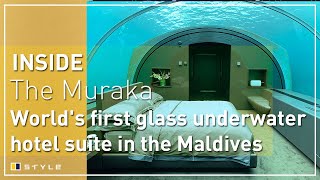 INSIDE The Muraka the Worlds first glass underwater hotel suite at Conrad Maldives [upl. by Names]