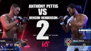 ANTHONY PETTIS VS BENSON HENDERSON 2 ONLINE UFC 5 [upl. by Albin936]