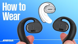 Bose Sport Open Earbuds – How To Wear [upl. by Seen]