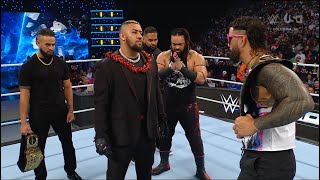 Jey Uso confronts Solo Sikoa  WWE SmackDown 10182024 [upl. by Atihcnoc]