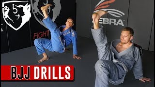 Hip Mobility For BJJ 5 Warmup Drills [upl. by Senn]