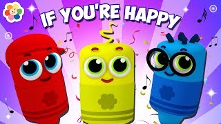 Sing and Dance with If Youre Happy And You Know It  More Nursery Rhymes amp Kids Songs by BabyFirst [upl. by Machute]