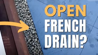 How To Tie Underground Buried Downspouts in a Open French Drain  Step by Step Instructional Video [upl. by Toms664]