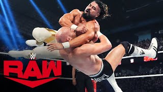 Andrade vs Giovanni Vinci Raw highlights March 25 2024 [upl. by Arba]