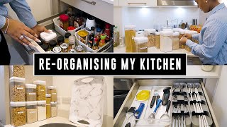 REORGANISING MY KITCHEN  Organisation Hacks amp Ideas  20K Giveaway  Bethel Brown [upl. by De2]