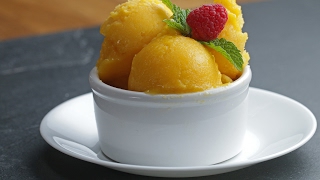 3Ingredient Mango Sorbet [upl. by Drarig823]