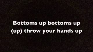 Bottoms Up  Trey Songz feat Nicki Minaj Lyrics [upl. by Moyer]