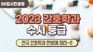 2023 전국 간호학과 수시등급 한방에 정리하세요 [upl. by Nylaj]