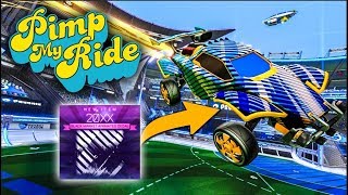 PIMP MY ROCKET LEAGUE RIDE  20xx Black Market Decal [upl. by Eyot]