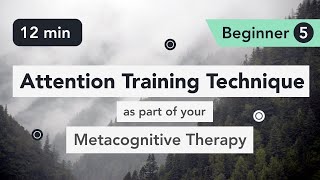 Attention Training Technique ATT in Metacognitive Therapy Beginner 5 [upl. by Beekman928]