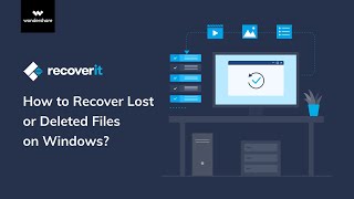 How to Recover Lost or Deleted Data on Windows  Recoverit 85 Tutorial [upl. by Gahl]