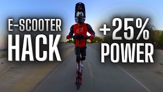 EScooter Hack Gone Wrong  30MPH Crash 😱 [upl. by Eeliak624]