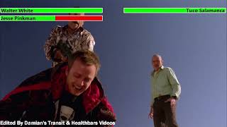 Walter White amp Jesse Pinkman vs Tuco Salamanca with healthbars [upl. by Barnabas]