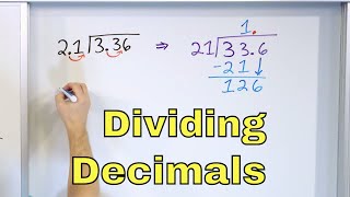 Learn to Divide Decimals Long Division with Decimals  19 [upl. by Athalie]