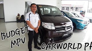 SUZUKI APV  Cheapest Budget MPV  PHILIPPINES WALKAROUND  ALL DETAILS [upl. by Worlock]