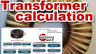 Toroidal transformer calculation calculator [upl. by Crompton84]