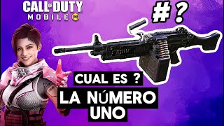 LAS 6 MEJORES AMETRALLADORAS LIGERAS PARA RANKED EN LA NUEVA TEMPORADA COD MOBILE [upl. by Caril]