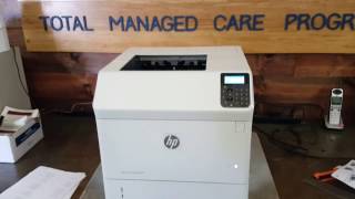 HP LaserJet M604605606 first look and review [upl. by Enilesor]