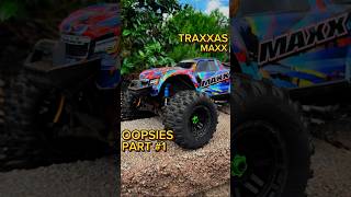 Traxxas Maxx crashes and flip fails in Oopsies Part 1 😂 [upl. by Nnyre]