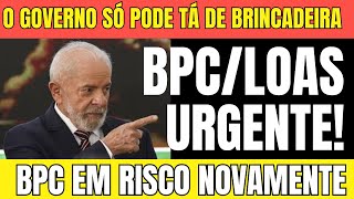 URGENTE GOVERNO PROMETE MUDANÇAS DRÁSTICA NO BPCLOAS MAIS UMA CACETADA NOS BENEFICIÁRIOS [upl. by Nedak363]