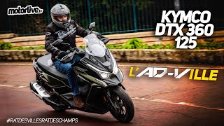 KYMCO DTX 360 125  TEST MOTORLIVE [upl. by Nessi]