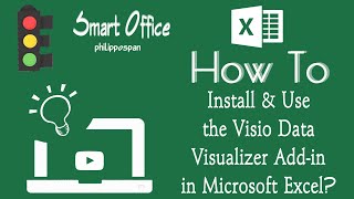 How To Install amp Use The Visio Data Visualizer Addin in Microsoft Excel [upl. by Hoagland]