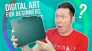 Digital Art for BEGINNERS  How to Start 🖍️ [upl. by Hanaj]