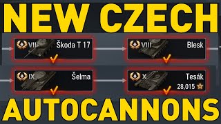 New Czechoslovakian Autocannon Light Tech Tree in World of Tanks [upl. by Yart41]