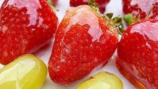 The Perfect Candied Fruit without Corn Syrup Tanghulu Recipe [upl. by Celina]