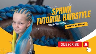 Sphinx sfinks tutorial hairstyle for beginners [upl. by Lalita]