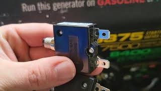 How to replace a generator breaker [upl. by Enymsaj]