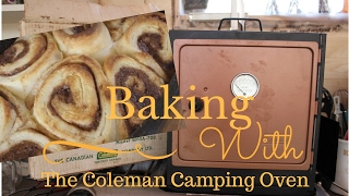 A Review amp Baking with the Coleman Camping Oven [upl. by Micro]