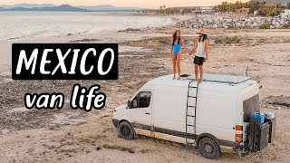 COUPLE TRAVELING BY VAN IN MEXICO [upl. by Yrtnej]