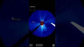 Comet C2023 A3 TsuchinshanATLAS CME amp planet Mercury  81024 [upl. by Driscoll815]