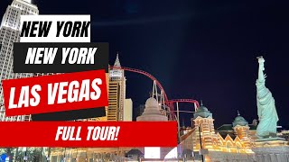 New York  New York Las Vegas Full Tour  What Its Like Inside This Insane Resort [upl. by Nuawd250]