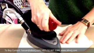 How to use the Naomoto Industrial Steam Iron BY Laurie Kurutz [upl. by Ocinemod356]